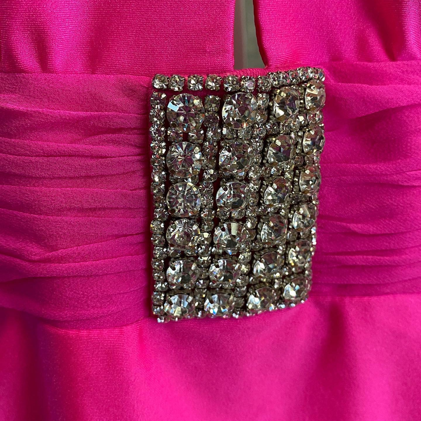 Halter Mini Cocktail NYE Dress Lady New Year Formal Event Party Gown Draped Crepe Sexy Club Night Wear Graduation Hoco Gala fuchsia