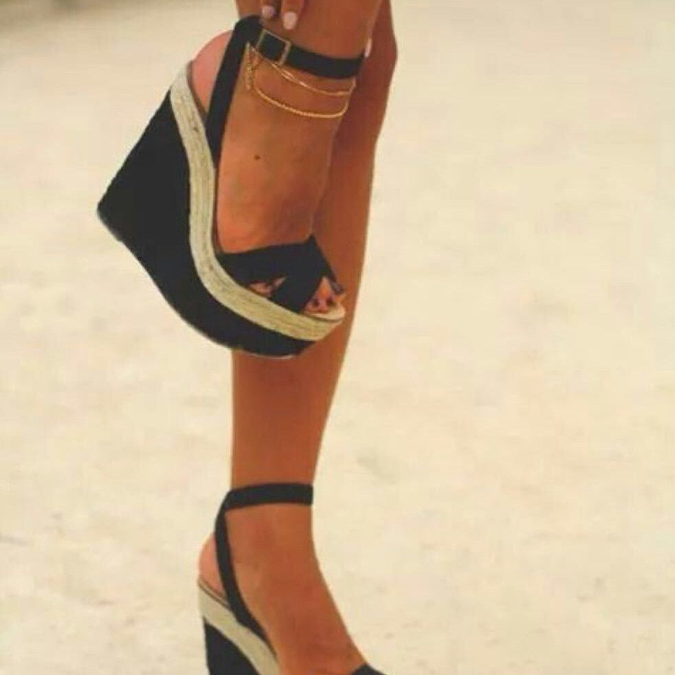 Women Sexy Sandals High Heels Snakeskin Ladies Fashion Shoes Summer Pumps Buckle Strap PU Square Toe Woman Stiletto