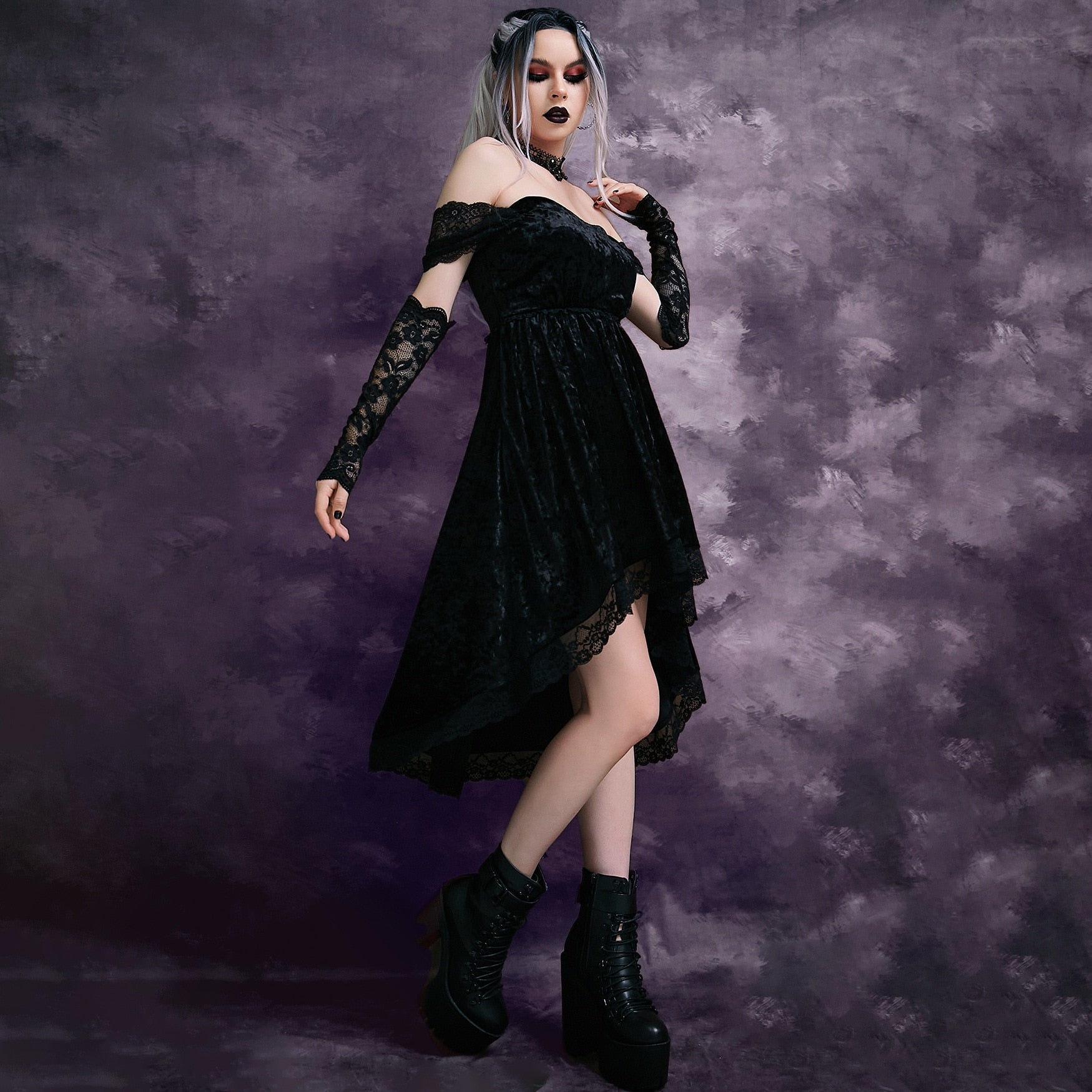 Spring Hoco Gothic Dress Goth Lolita Y2K Mini Party Draped Bodycon Vintage Birthday for Women Satin Plus Size 2XL