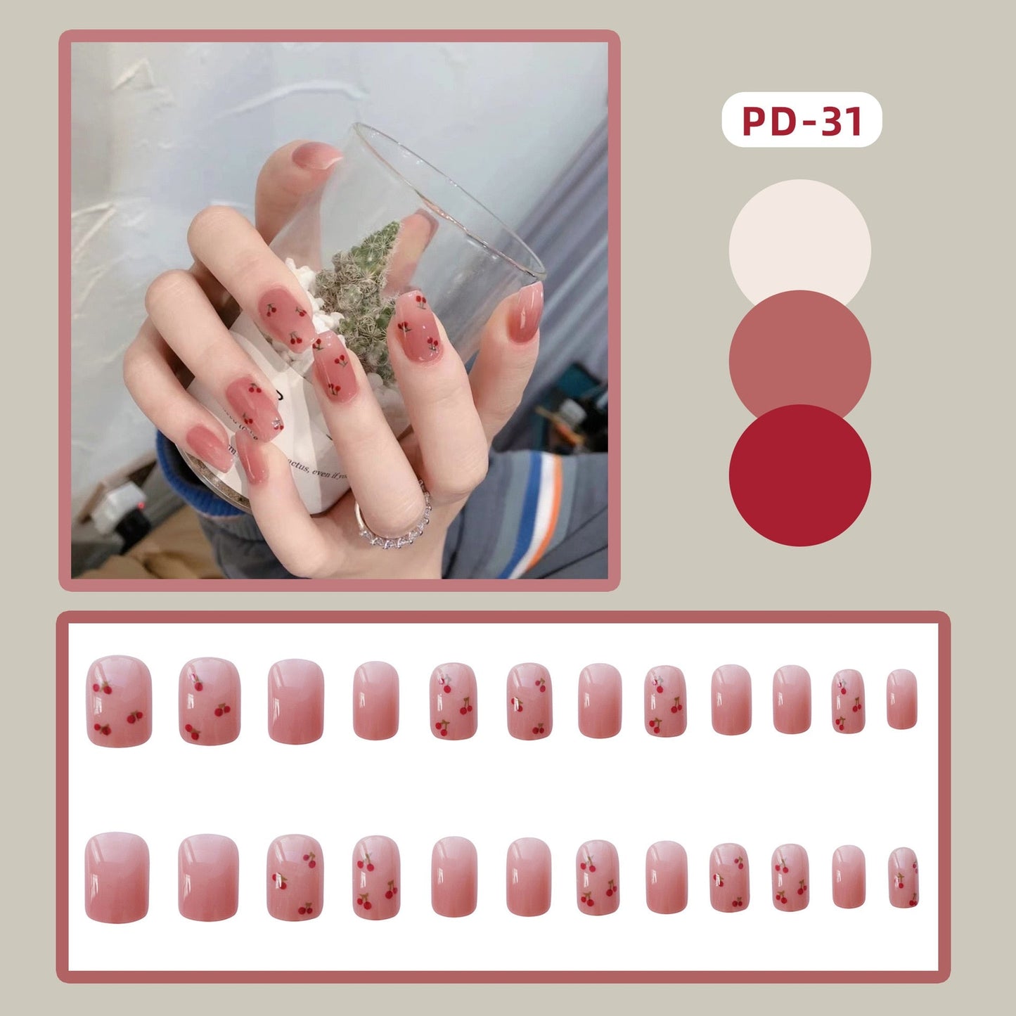 24pcs Lemon Short Wear Tips Nail False Patch Press on Nails Supplies for Professionals Artifical Fake Nails Faux Ongles Uñas