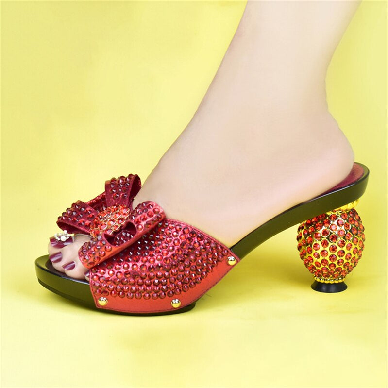 Italian Shoe and Bag Set for Party In Women Summer High Heeled Shoes for Women Designer Shoes Women Luxury