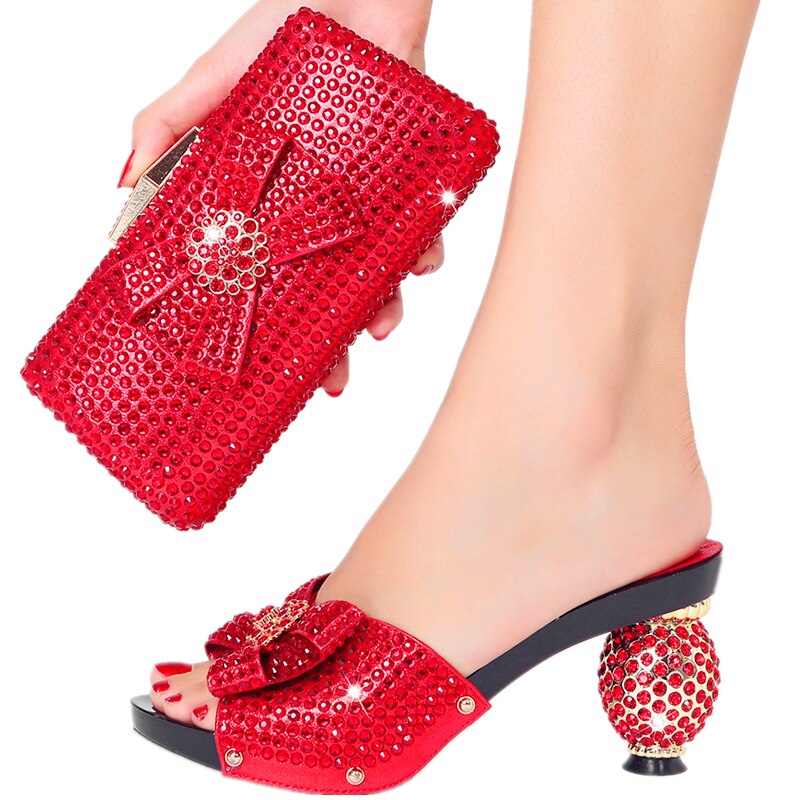 Diamond Ladies Slippers New Popular High Heels Spring Summer Plus Size Suitable for Wedding Party Birthday Ball Wear