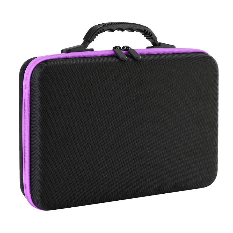 7/12/30/60/120 Slots Essential Oil Case Nail Polish Portable Storage Bag Perfume Oil Essential Oil Box Travel Carrying Holder