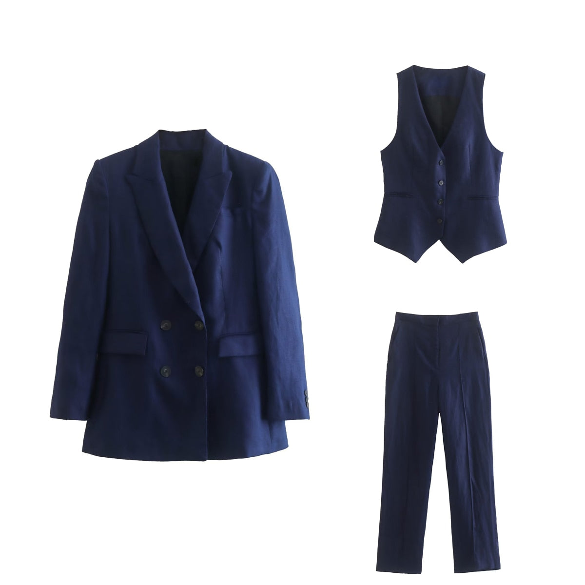 Fashion Women's Suit Set Autumn Outfits for Women Women's Suits Set 2 Elegant Pieces Woman Pants Chic Trouser Blazer