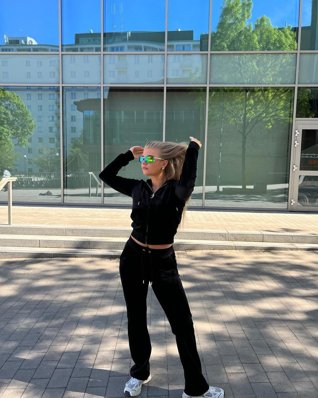 Women Autumn Winter Outfits Casual Zipper Sweater Hoodie Set High Waist Skinny Pants Suits Knitted Womens Y2k Two Piece Set