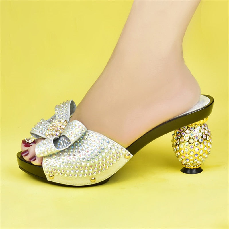 Italian Shoe and Bag Set for Party In Women Summer High Heeled Shoes for Women Designer Shoes Women Luxury