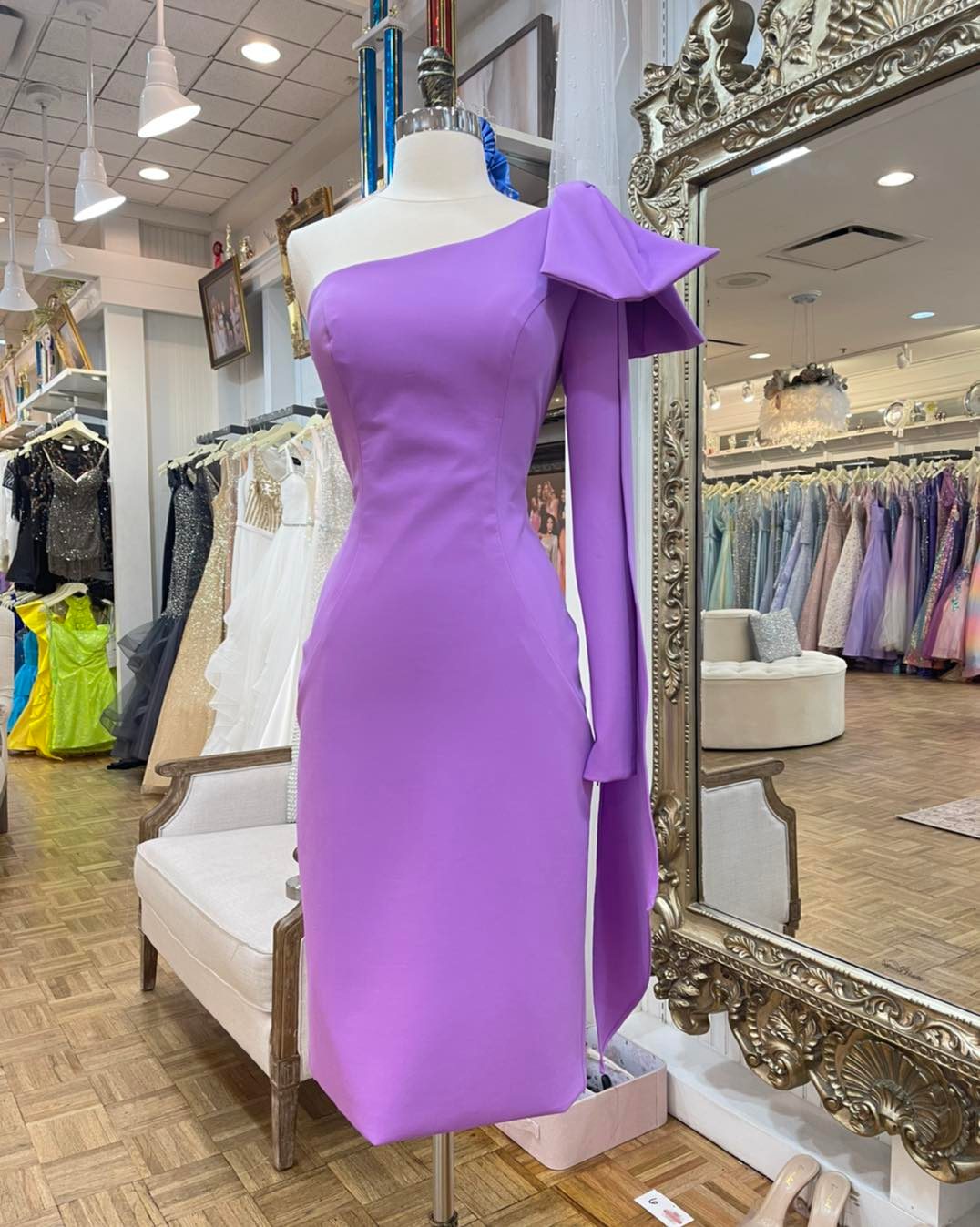 Mini Cocktail NYE Dress Red Royal-Blue Pink Lady Formal Event Party Gown Draped Slit Sexy Club Night Graduation Hoco Gala