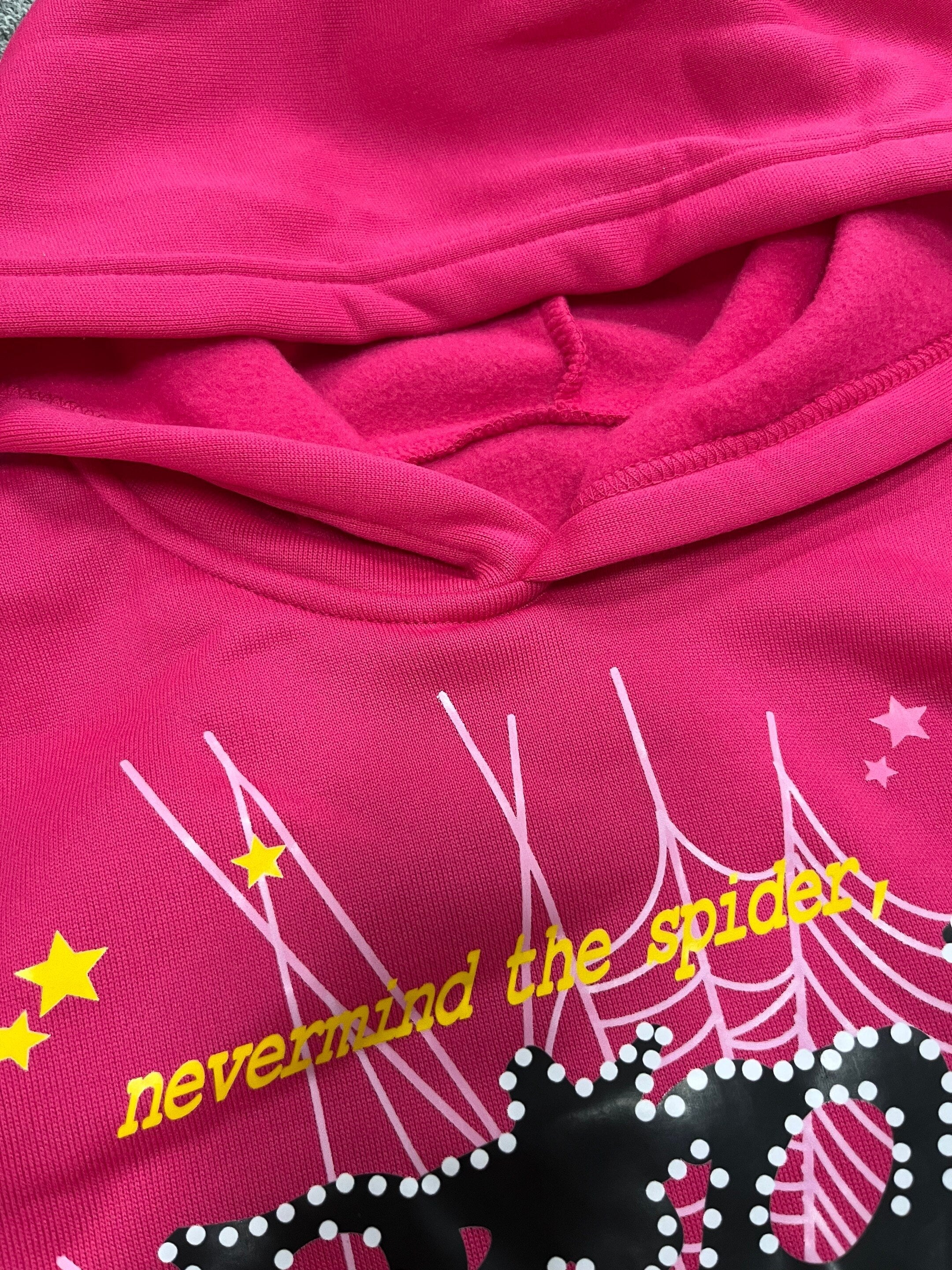 Y2k Printed Hoodie Sweatshirt for Women Spider Web Letter Gothic Streetwear Winter Baggy Hooded Polyester Autumn Punk Hoodies