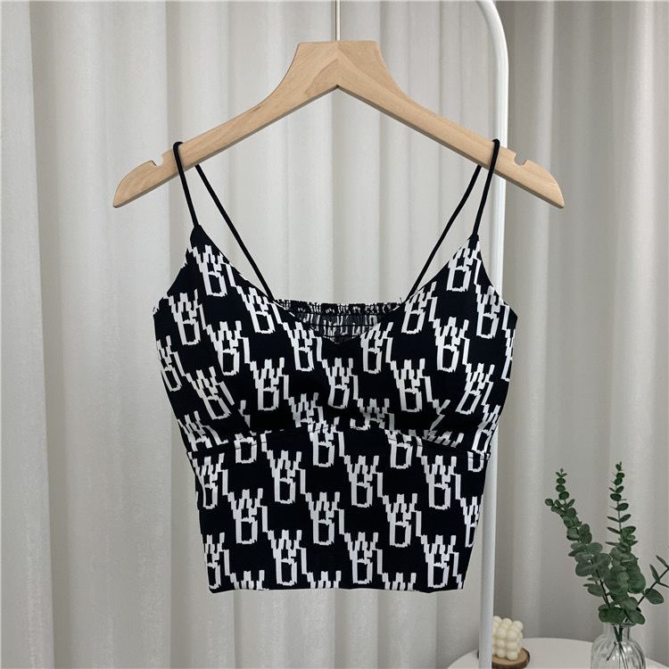 Y2k Tops Women Corset Top Korean Fashion Leopard Crop Top Camis Streetwear Sexy Tank Top Coquette Summer New WB Black One size(40-65 kg)