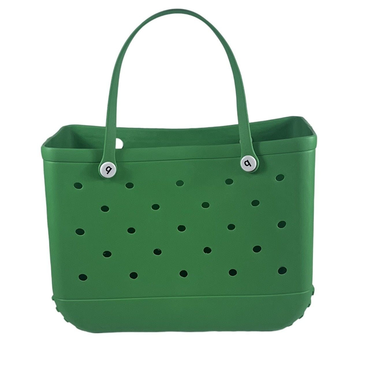 Rubber Beach Bags Waterproof Sandproof Large Size Outdoor EVA Portable Travel Bags Washable Tote Bag For Beach Sports Market Emerald green