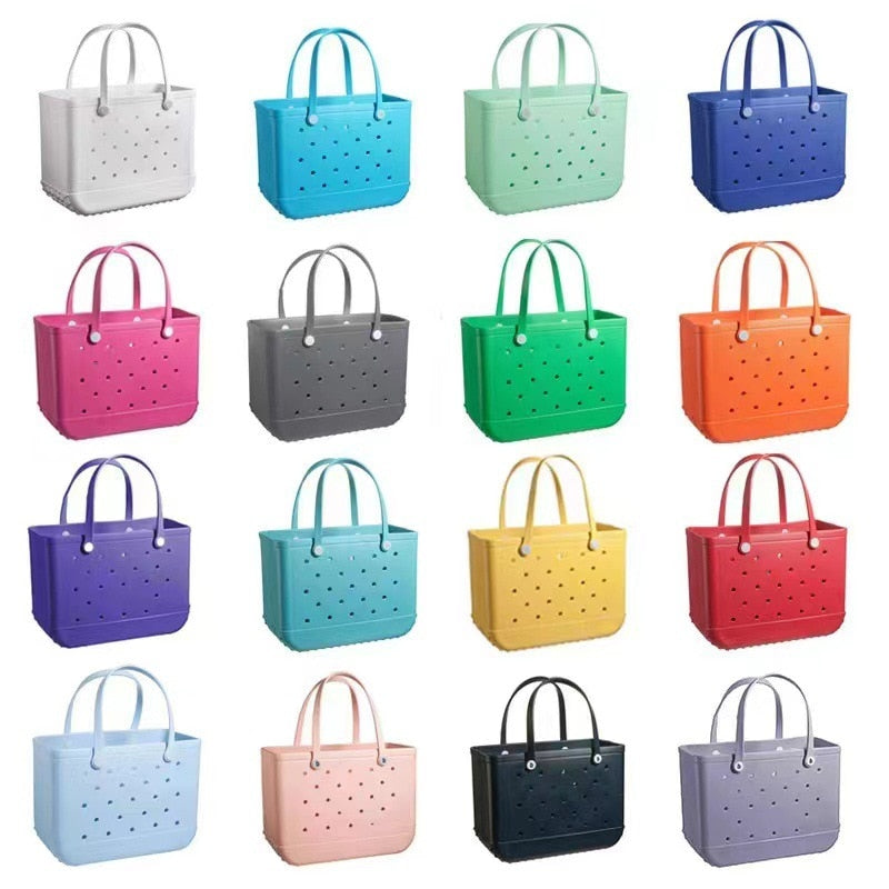 Rubber Beach Bags Waterproof Sandproof Large Size Outdoor EVA Portable Travel Bags Washable Tote Bag For Beach Sports Market
