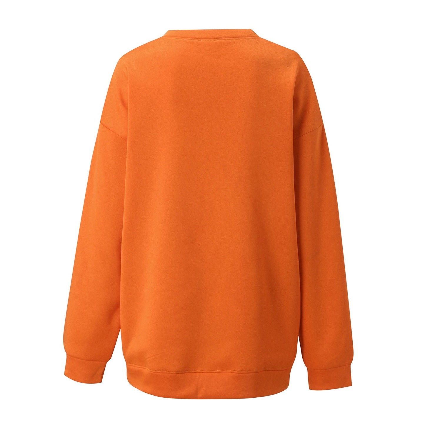 Halloween Harajuku Sweatshirts Bat Letter Print Sweatshirt Sweater Round Neck Women's Sweatshirt Long Sleeve Outfits Moletom