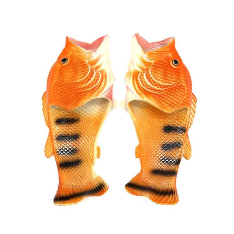 Lobster Slippers Men Funny Animal Summer Flip Flops Cute Beach Shower Casual Shoes Women Unisex Big Size Soft Home Slippers Orange