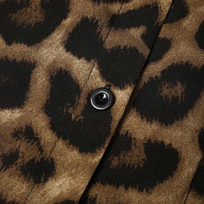 Fashion Women Leopard Print Pant Sets Casual Loose Tops and Pant Outfits Autumn Wide Leg Pant Leisure Two Piece Sets