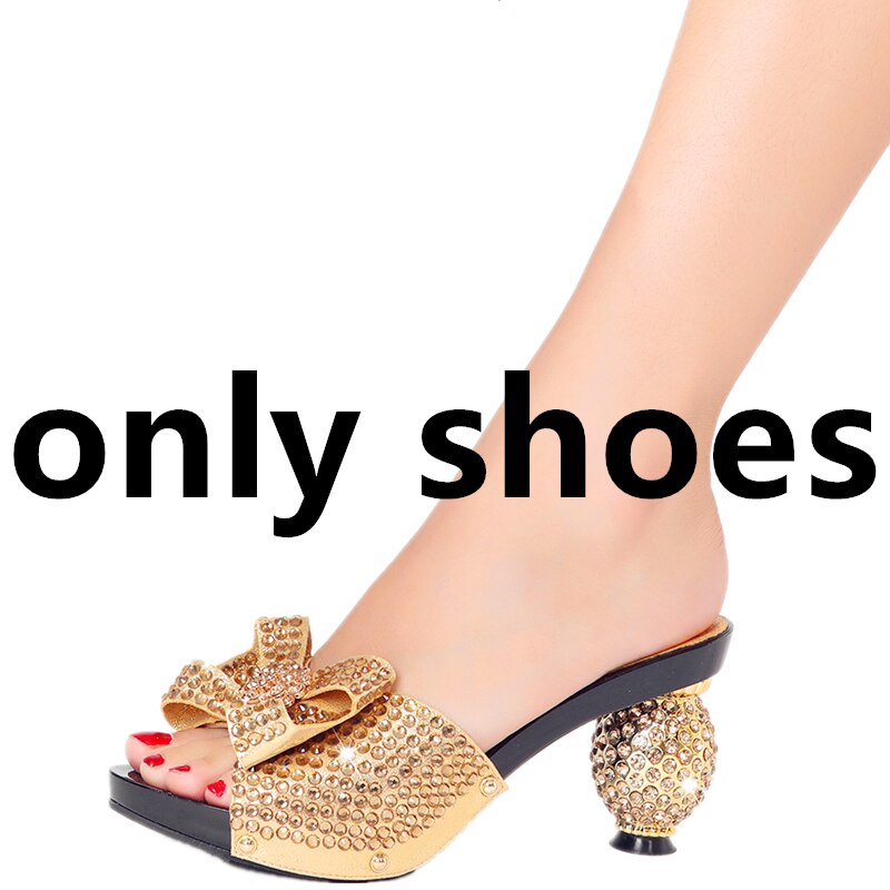 Diamond Ladies Slippers New Popular High Heels Spring Summer Plus Size Suitable for Wedding Party Birthday Ball Wear shoe 6