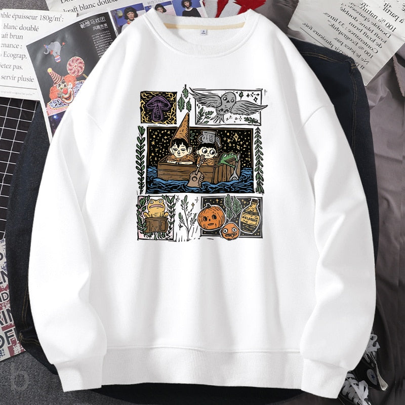 Vintage Harvest Festival Pottsfield Sweatshirt Hoodie Fall Halloween Pumkin Crewneck Sweatshirts Autumn Pullover Women Clothes
