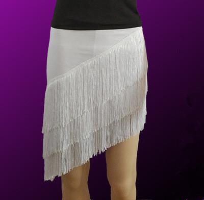 Latin Dance Skirt Sexy Women Chacha Samba Tango Layers Tassels Fringes Dresses Competition Performamnce Salsa Lady Latin Costume