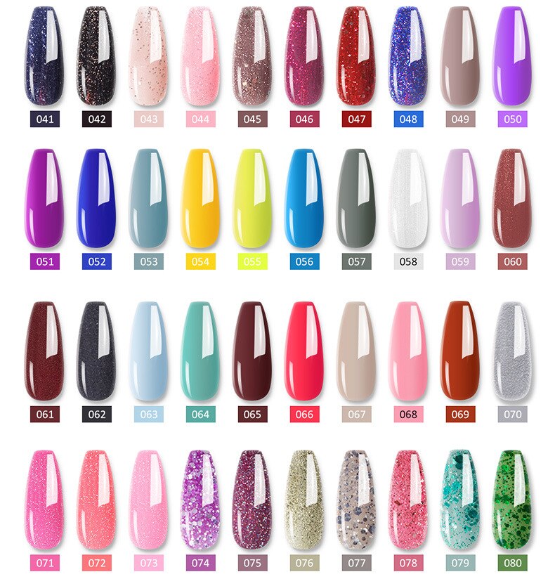 54W LED Light Primer Glossy Matte Finish Gel Nail Polish Kit Gel Nail Polish Kit with UV Light Gel Nail Polish Kit Acrylic Nail