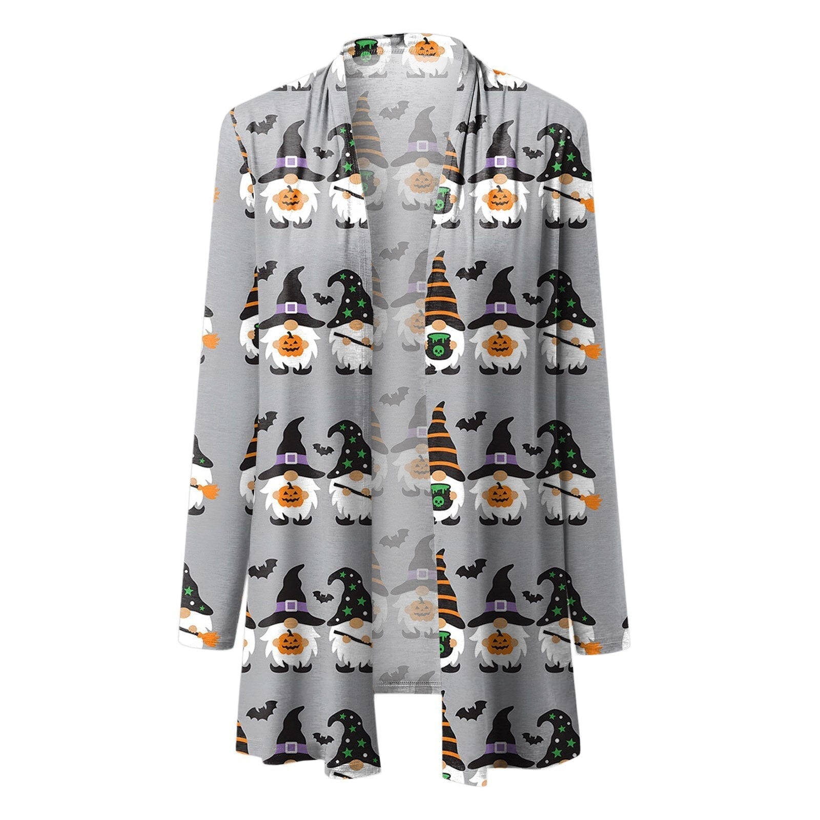 Casual Versatile Halloween Printed Thin Coat Cardigan New Basic Jackets For Women Fashion Woman Clothes Streetwear Ropa De Mujer