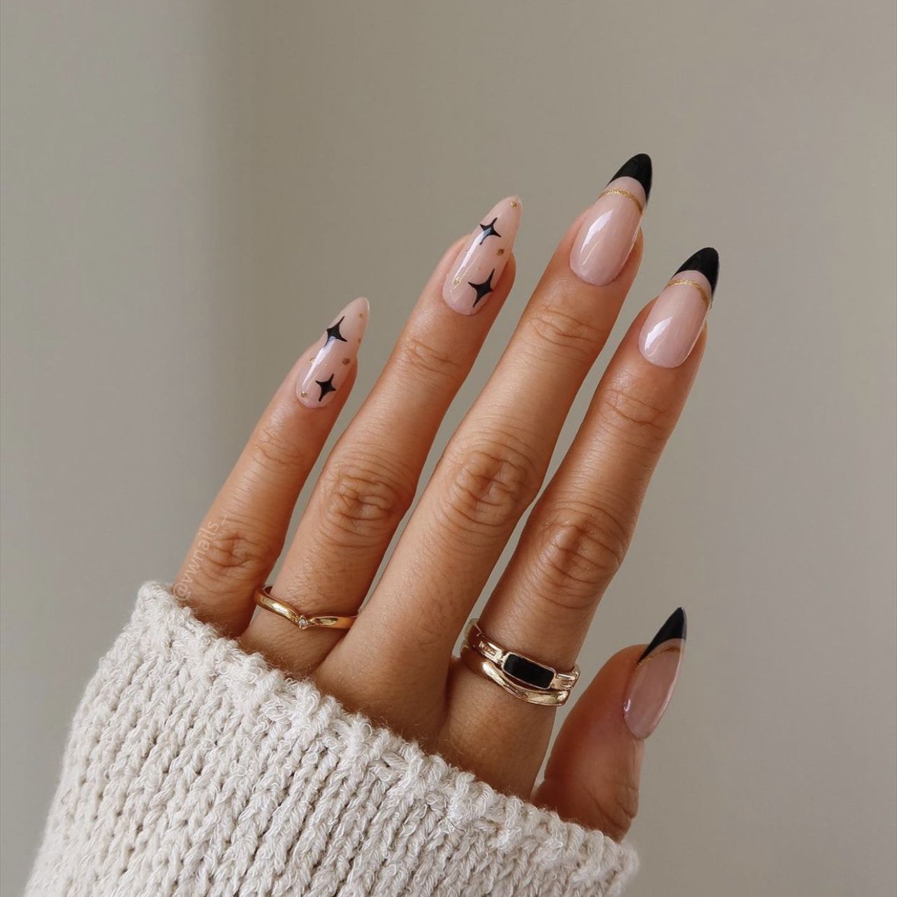 24pcs/set Long Stiletto Fake Nails Punk Snake Pattern Black White Matte False Nails Artificial Full Nail Tips Manicure Tools