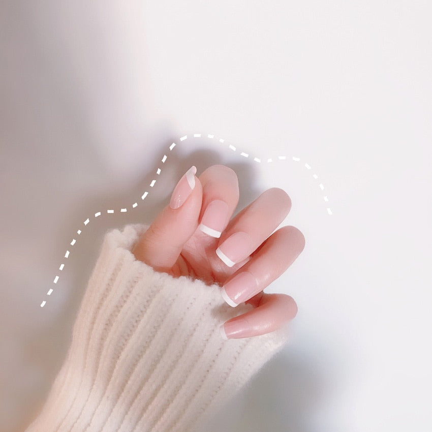 24Ps Childlike Fake Nails With Glue Cute Kawaii Personality Stick On Nails False Girls Short Press On Nail Art DIY Manicure Tool Nails With Glue11111