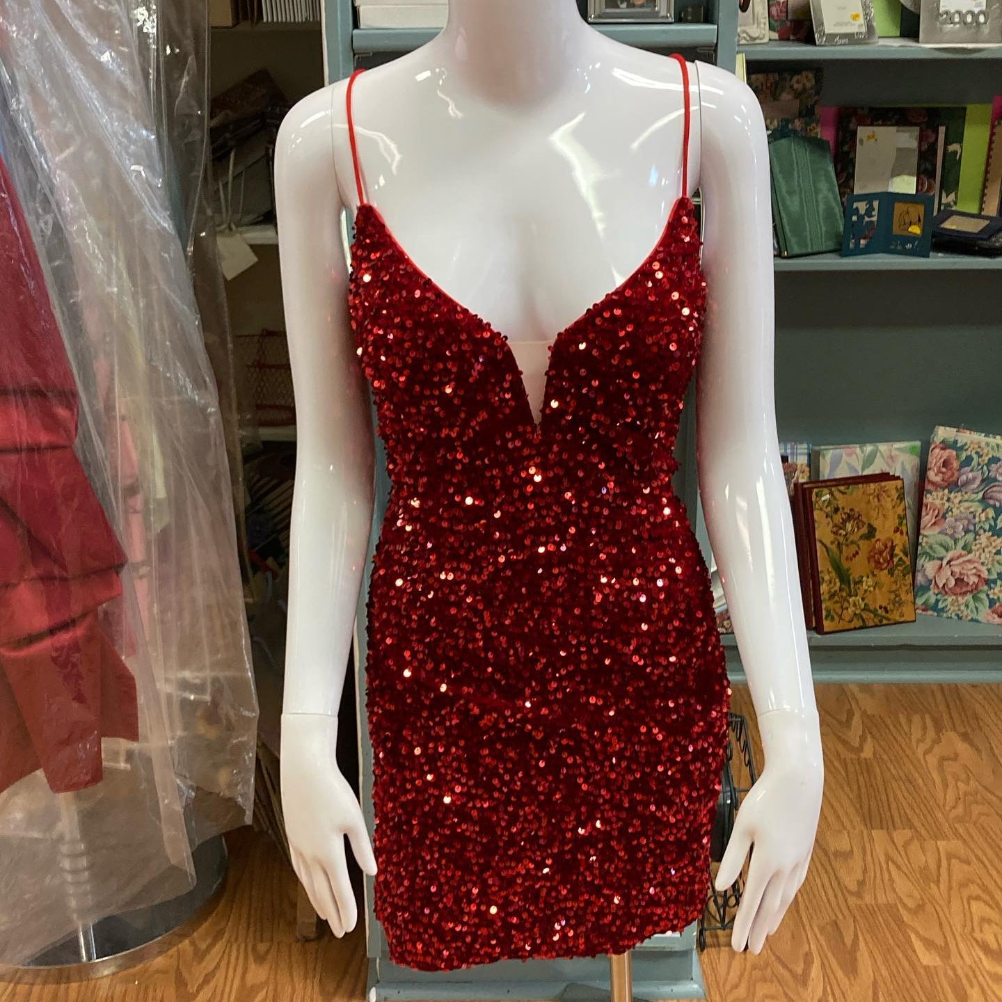 Sequin Velvet Cocktail NYE Dress Sexy Lady Short Formal Event Homecoming Party Gown Club Night Hoco Gala Interview Red Blue Red