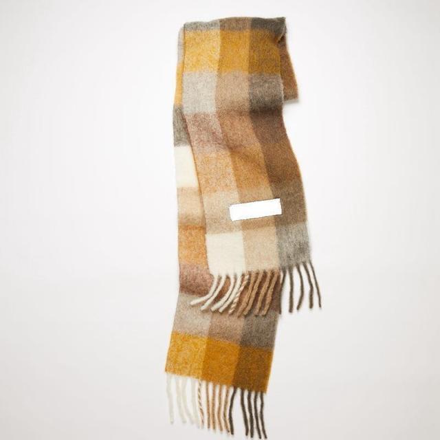 New Scarf Autumn and Winter Multicolor Thickened Plaid Scarf The Same Length Warm Shawl For Men and Women Scarves