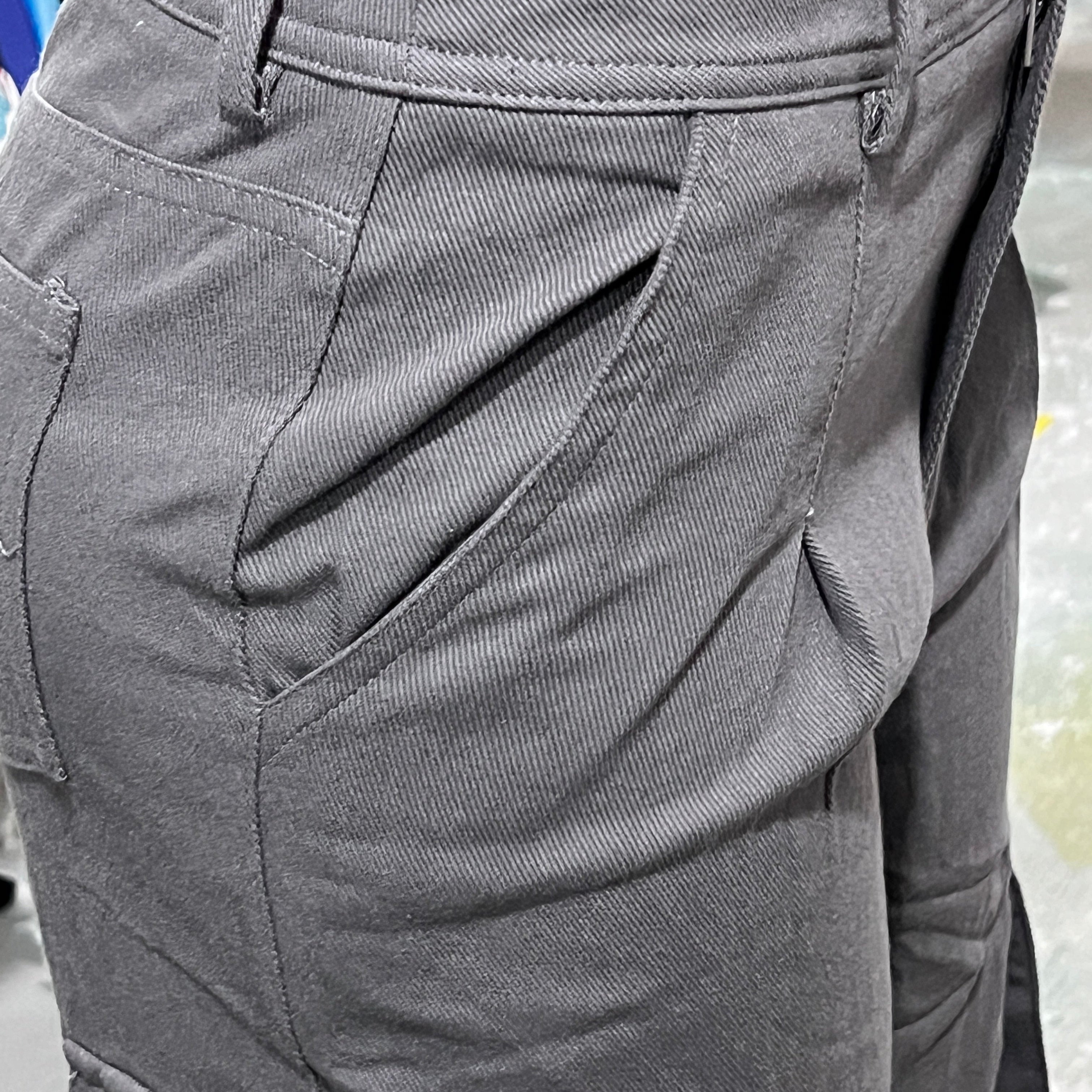 Green Cargo Pants Pocket Design High Waist Button Solid Color Pants Summer New Fashion Loose Women's Pants Streetwear