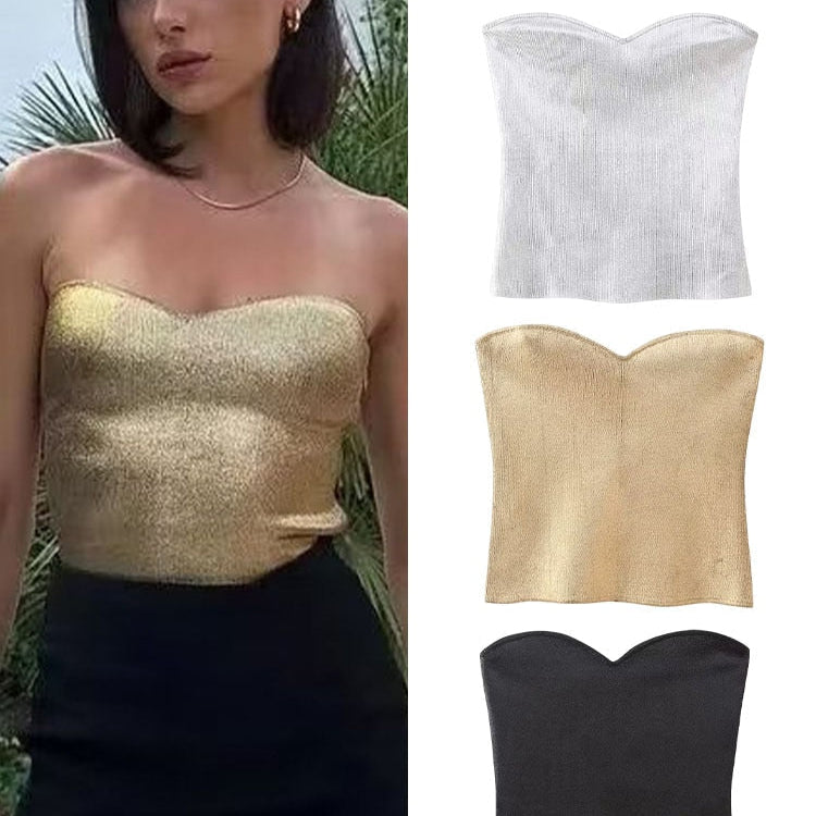 Women Fashion Solid Backless Zipper Sexy Tank Tops Woman Sleeveless Female Chic Corset Camis Streetwear