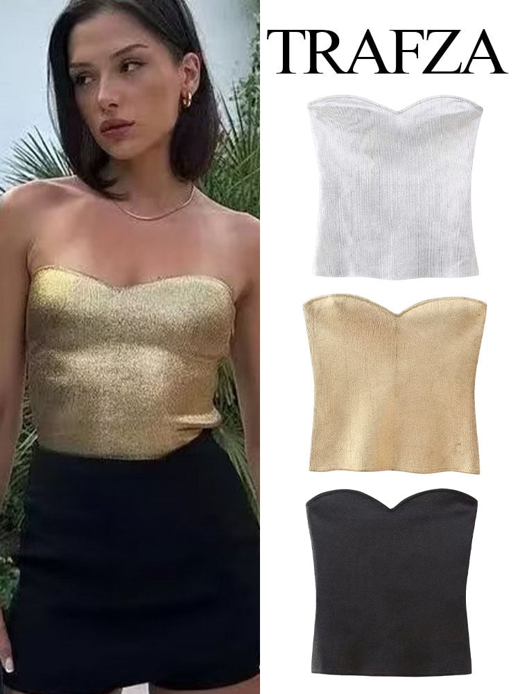 2023 Summer Women New Fashion Solid Backless Zipper Sexy Tank Tops Woman Sleeveless Female Chic Corset Camis Streetwear