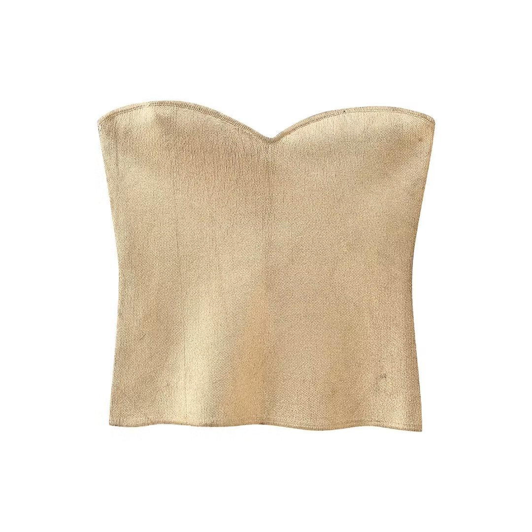 2023 Summer Women New Fashion Solid Backless Zipper Sexy Tank Tops Woman Sleeveless Female Chic Corset Camis Streetwear