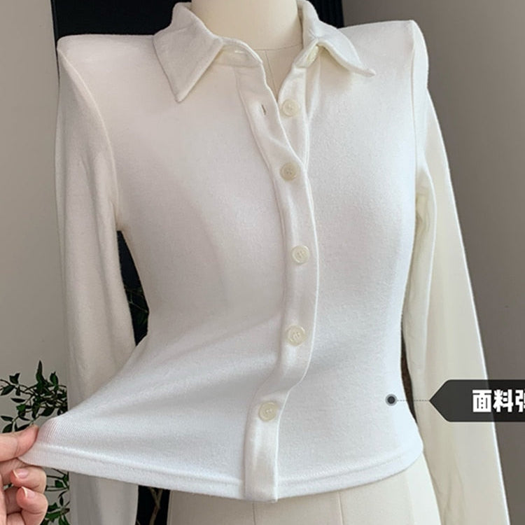 Korean Y2k Two Piece Sets Fall Outfits Office Women Skirt Sets Lapel Cardigan Crop Tops + Suspender Mini Skirt Elegante Clothes