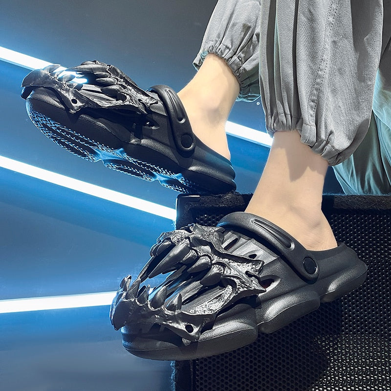 Women Men Sandals Light EVA Men's Casual Shoes Hole Shoes Clogs Lovers Home Garden Outdoor Male Beach Flat Slippers