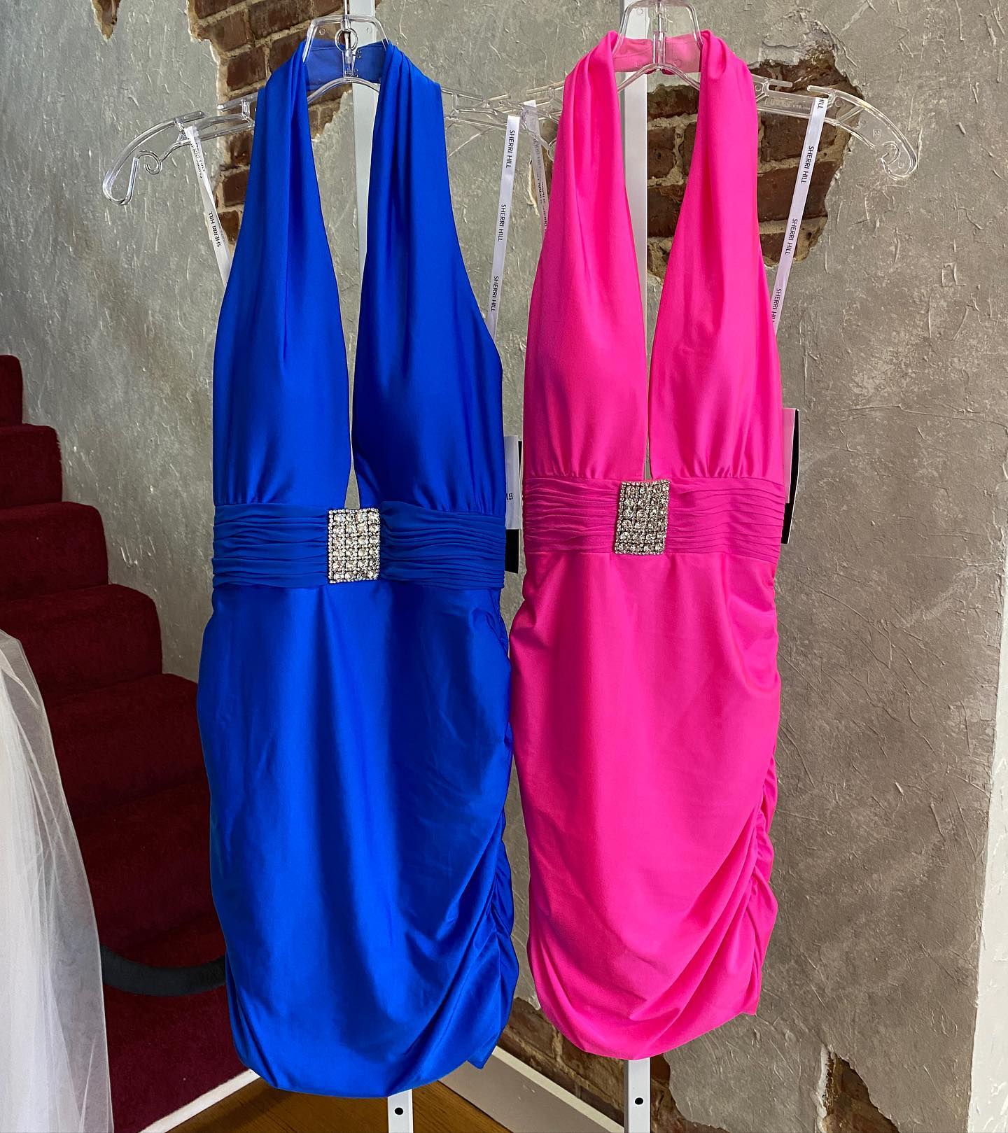 Halter Mini Cocktail NYE Dress Lady New Year Formal Event Party Gown Draped Crepe Sexy Club Night Wear Graduation Hoco Gala