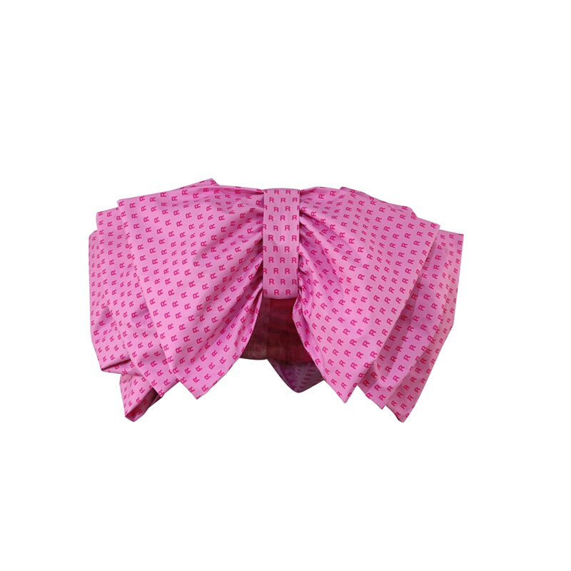 Summer Letter Print Big Bow Crop Top Elegant Women Sexy Strapless Layered Bowknot Backless Shirt Casual Clothing Party Tops