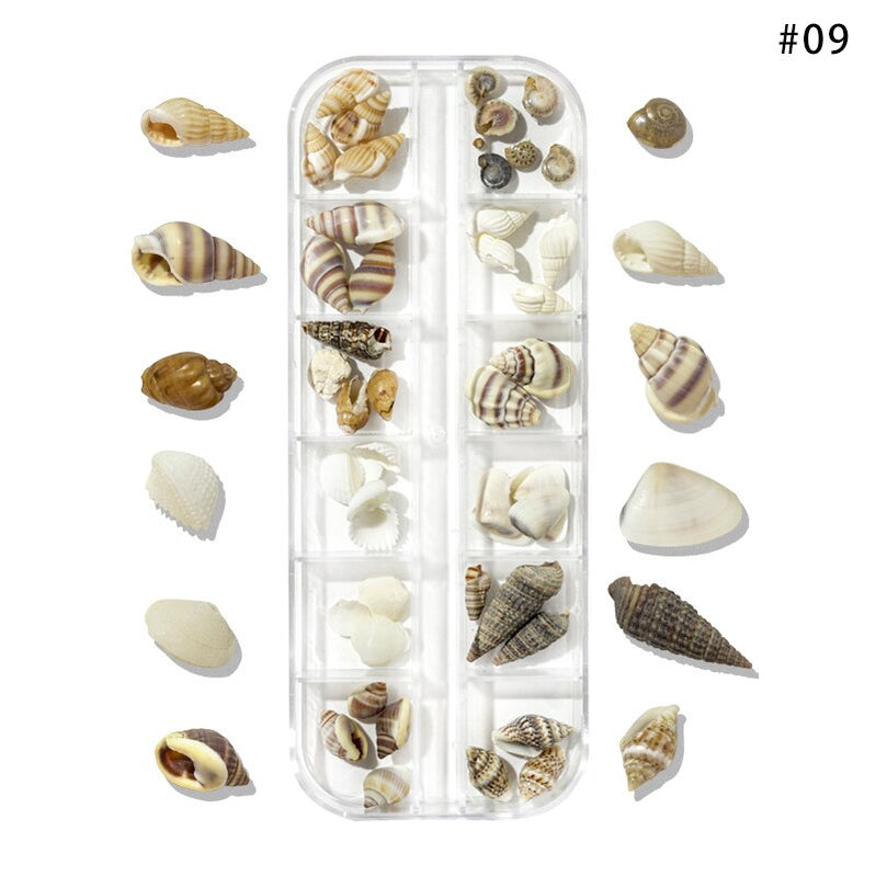 Nail Art Aurora Shell Flakes Abalone Nails Charms 3D Irregular Slice Shell Stone Sequins Nail Art Decoration Manicure Accessory PH188