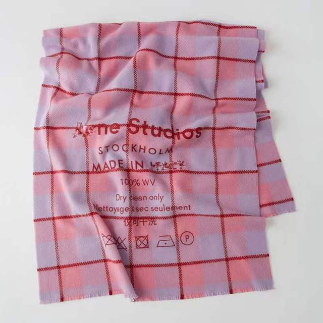 New Scarf Autumn and Winter Multicolor Thickened Plaid Scarf The Same Length Warm Shawl For Men and Women Scarves