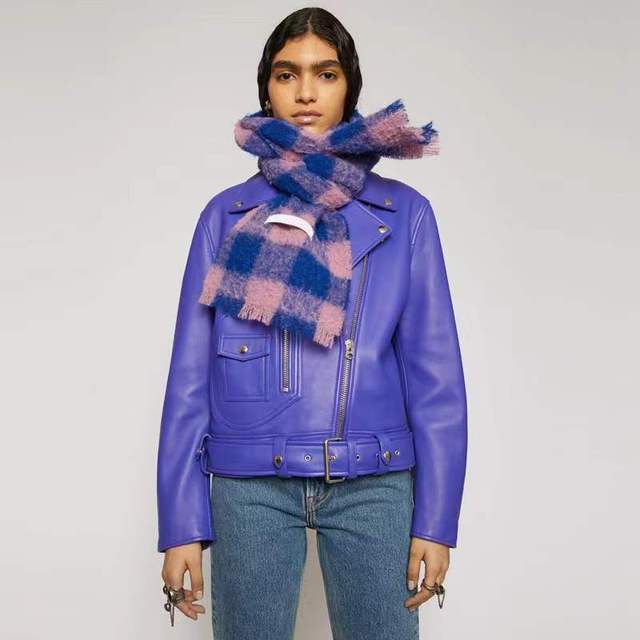 New Scarf Autumn and Winter Multicolor Thickened Plaid Scarf The Same Length Warm Shawl For Men and Women Scarves