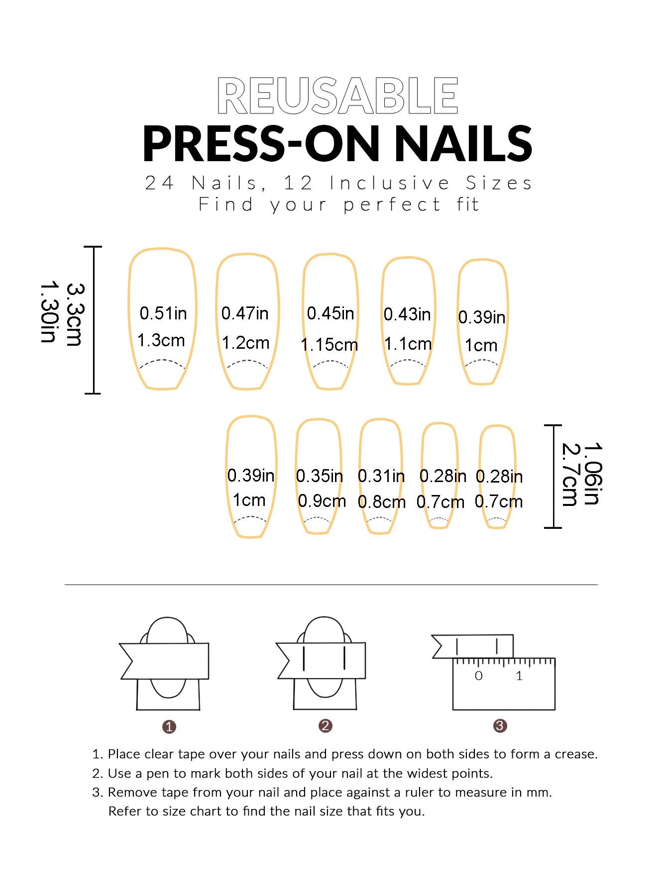 3D strobe fake nails accessories Hand painted beach wearing long french coffin tips with shells diamond press on false nail set