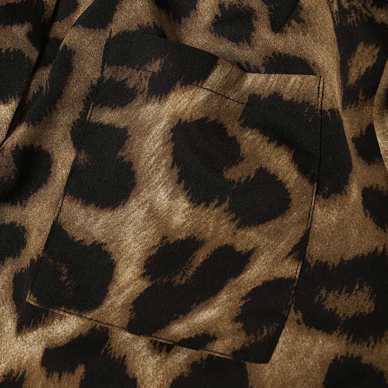 Fashion Women Leopard Print Pant Sets Casual Loose Tops and Pant Outfits Autumn Wide Leg Pant Leisure Two Piece Sets