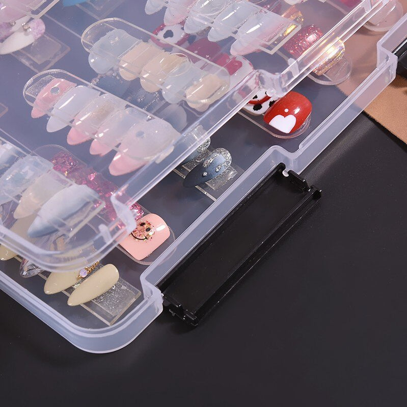 Nail Tips Display Box Manicure Collector Box Nail Art Showing Shelf Gel Polish Manicure Color Card Chart Painting Display Board