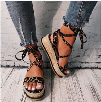 New Summer Women Snake Sandals Platform Heels Cross Strap Ankle Lace Peep Toe Beach Party Ladies Shoes Zapatos Sandals Silver