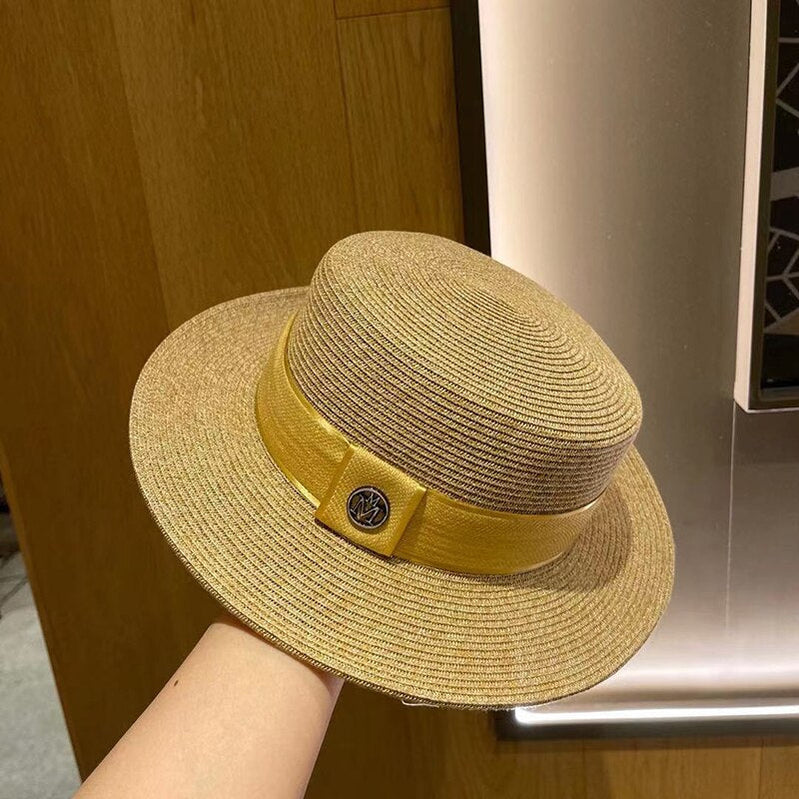 hats for women beach Golf cap Luxury trucker straw hat sunhat summer new Visor panama Fashion elegant Women's hats designer