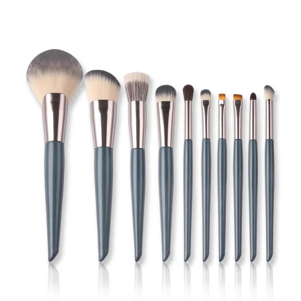 13pcs Makeup Brushes Cosmetic Full Set 3 Colors Soft Hair Female Make Up Tools Foundation Brush Eyeshadow Complete Kit 10pcs
