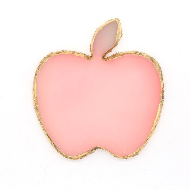 1PC Round Resin Agate Stone Nail Art Palette False Nail Tips Mixing Color Drawing Pallet Gel Polish Display Shelf Manicure Tool 19