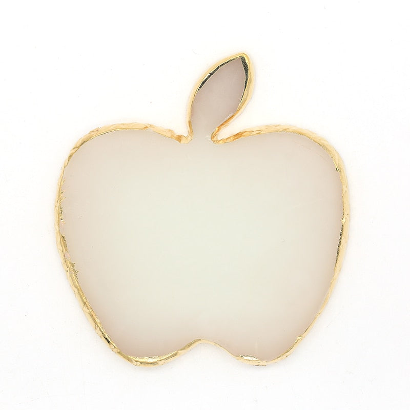 1PC Round Resin Agate Stone Nail Art Palette False Nail Tips Mixing Color Drawing Pallet Gel Polish Display Shelf Manicure Tool 20