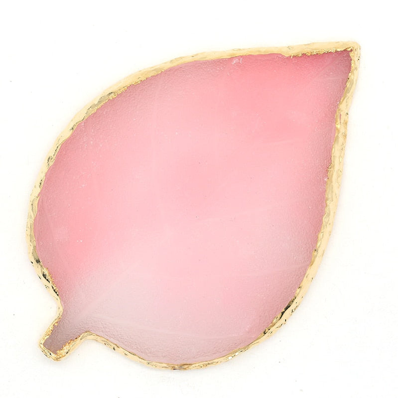 1PC Round Resin Agate Stone Nail Art Palette False Nail Tips Mixing Color Drawing Pallet Gel Polish Display Shelf Manicure Tool 4