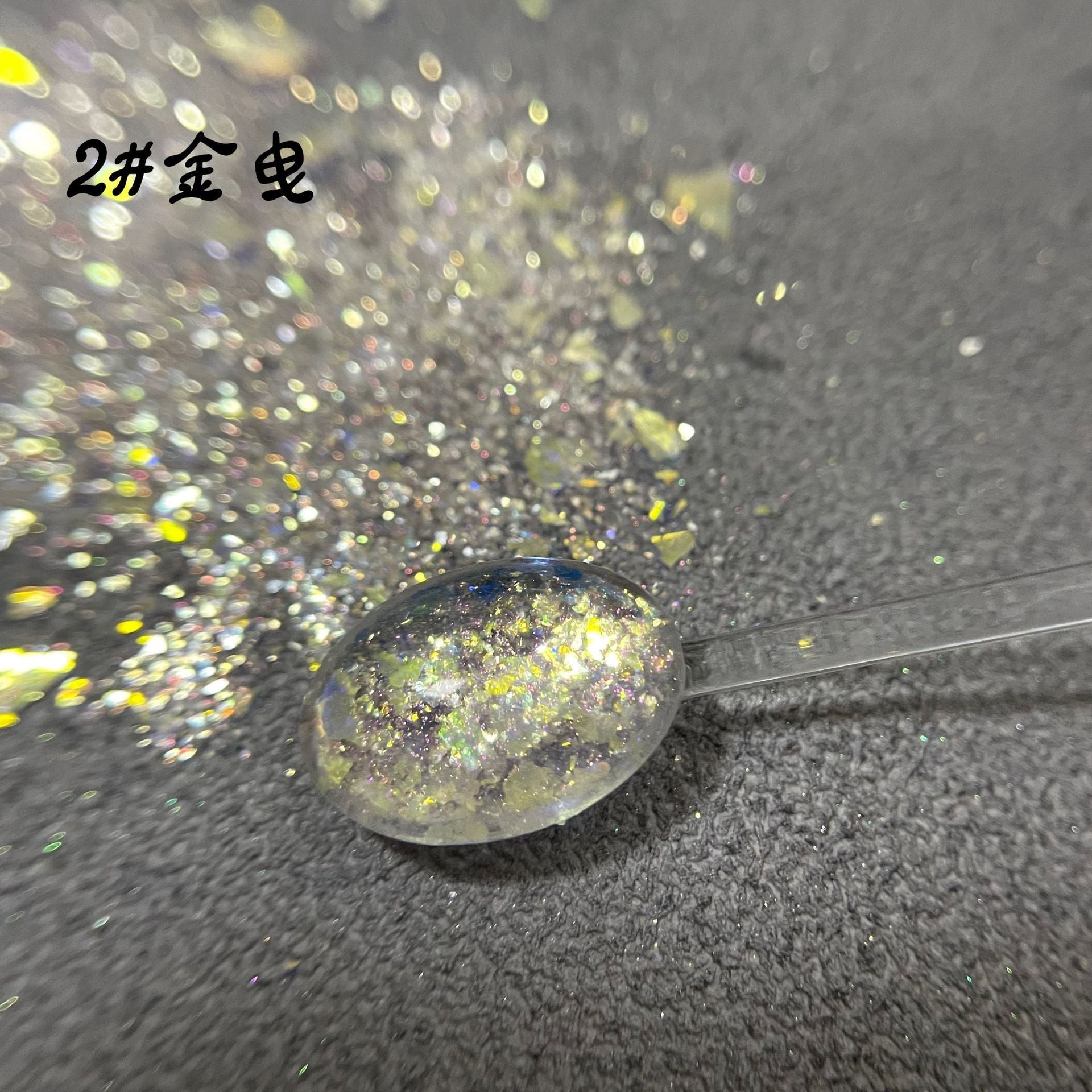1Pc Shiny Mermaid Glitter Nail Hexagon Sequins Holographic Flakes Chunky Mixed Color DIY Manicure Decoration Design Accessories F9-2