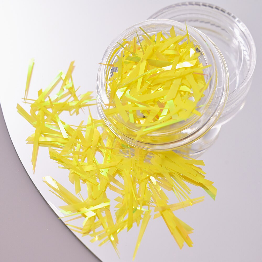 1Pc Shiny Mermaid Glitter Nail Hexagon Sequins Holographic Flakes Chunky Mixed Color DIY Manicure Decoration Design Accessories PT198-28