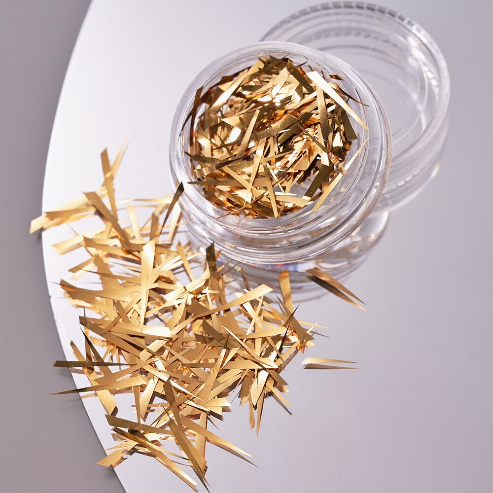 1Pc Shiny Mermaid Glitter Nail Hexagon Sequins Holographic Flakes Chunky Mixed Color DIY Manicure Decoration Design Accessories PT198-16